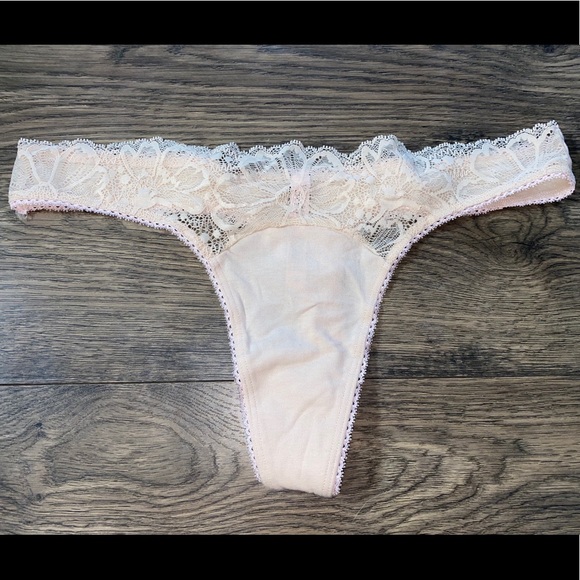 Victoria's Secret Other - Victoria’s Secret tan lace thong panty